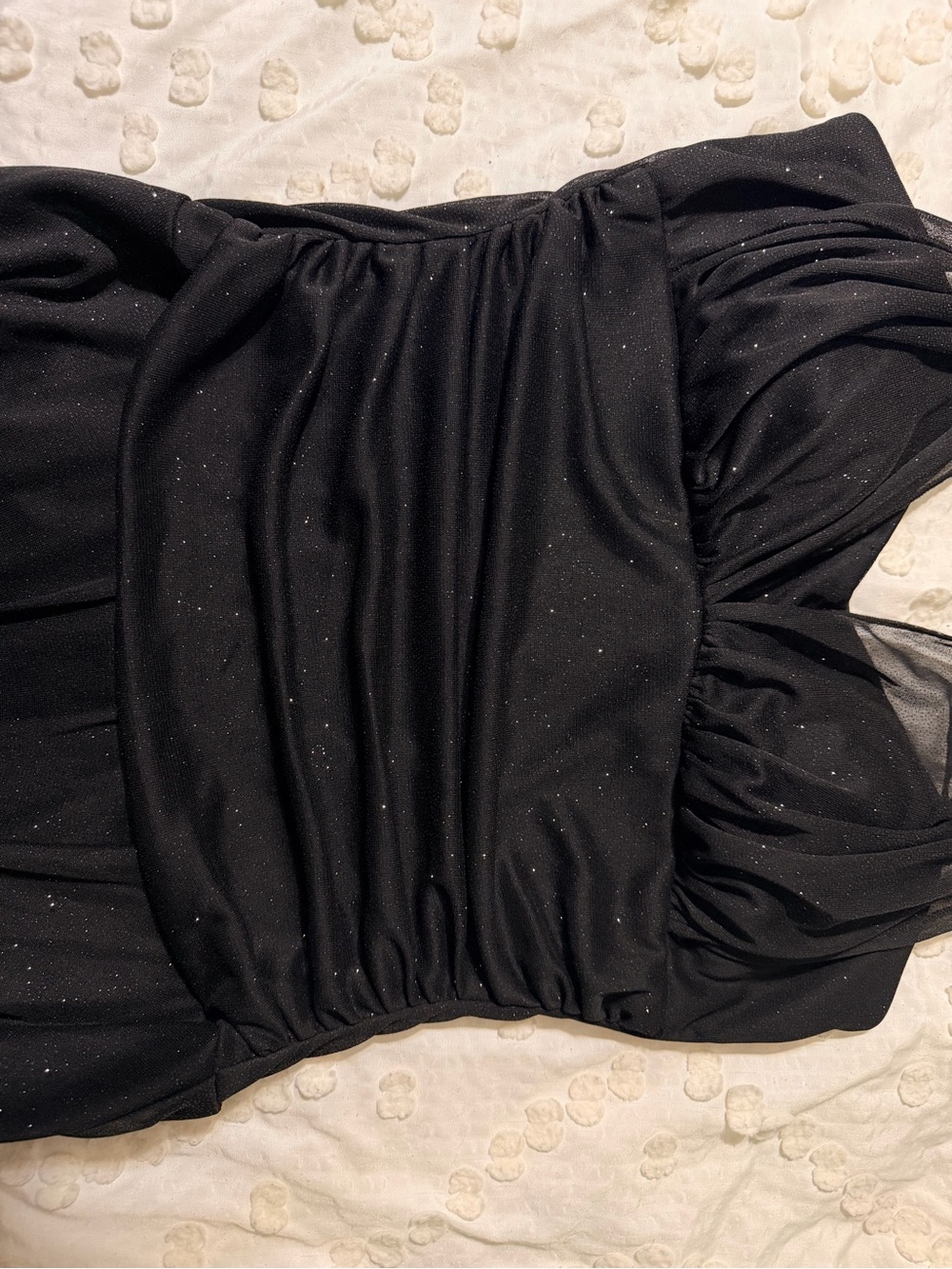 Black Y2K Halter Glitter Fairy Dress [Small] - Picture 10 of 16